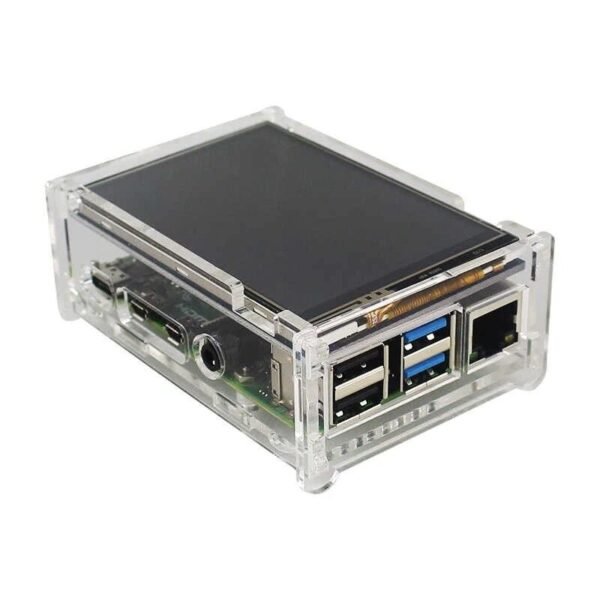 Acrylic Case Suitable for Raspberry Pi4 With 3.5 inch LCD 1
